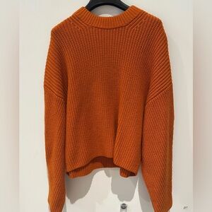 & Other Stories Rust Orange Sweater